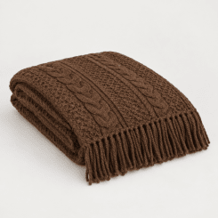 Aran Wool Throw
